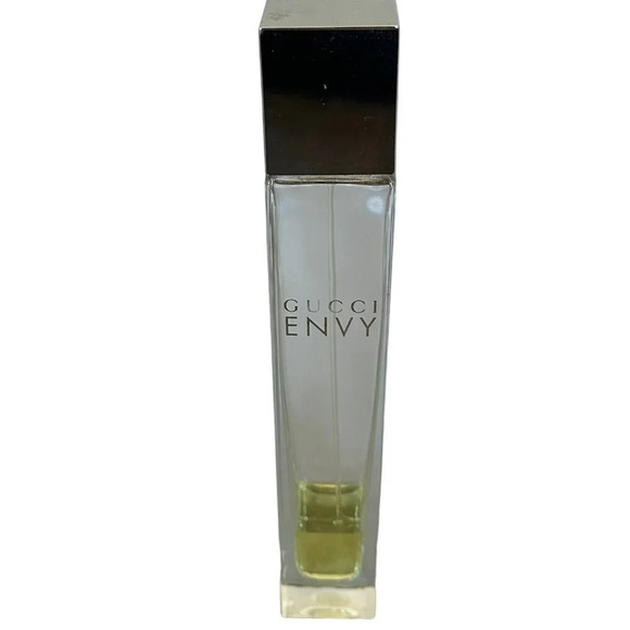 Gucci Envy Perfume Glass Bottle Made in France Spray Bottle 100 mL Used 10% - Picture 1 of 8